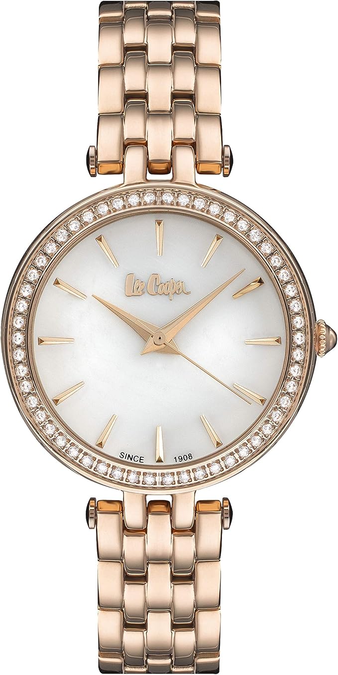 Lee Cooper Women's Analogue Quartz Watch with Metal Strap LC06944,420