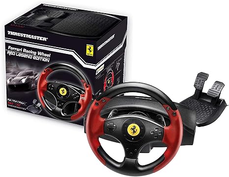 Thrustmaster Ferrari Racing Wheel Red Legend Edition Lenkrad Inkl 2 Pedalset Ps3 Pc