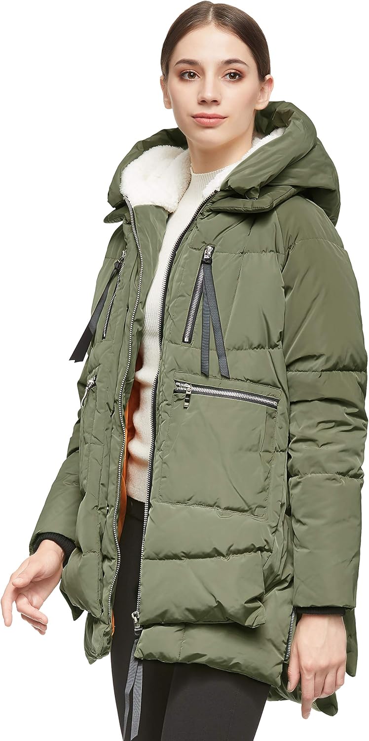 Orolay Women's Thickened Down Jacket: Clothing