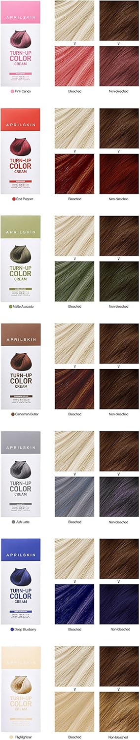April Skin Turn Up Colour Cream Hair Dye Treatment Amazon Co Uk Beauty