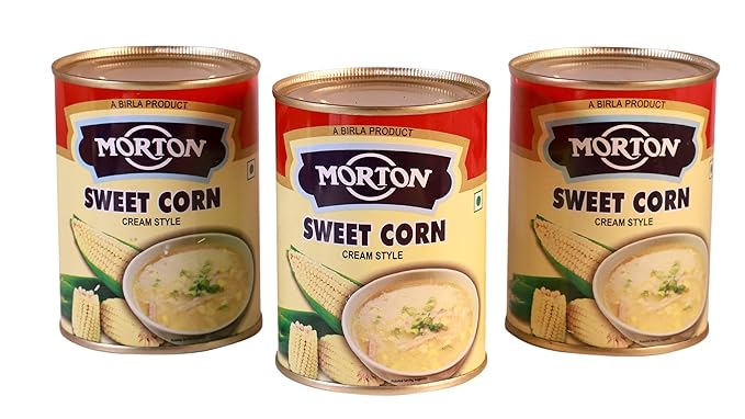 Morton Sweet Corn (Cream Style), 400 g (Pack of 3)