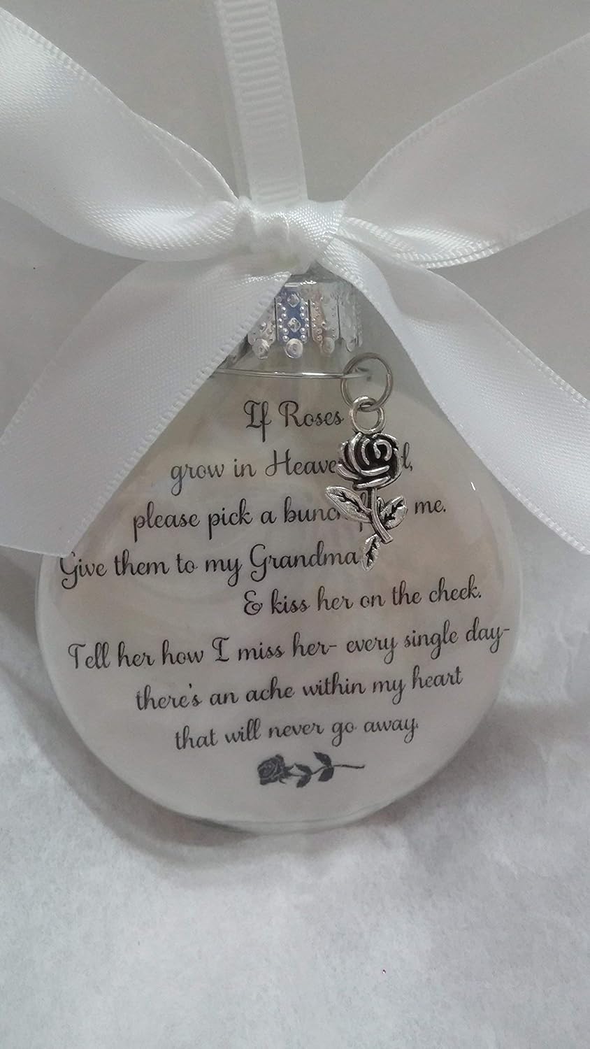 In Memory of Grandma Gift If Roses Grow in Heaven