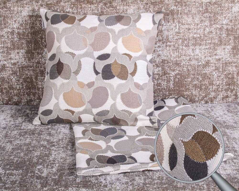 Vantextile 2PCS Sofa Cushion Cover, Breathable And Colorfast,Invisible Zipper Pillowcase,18x18inch (Insert Not Include).