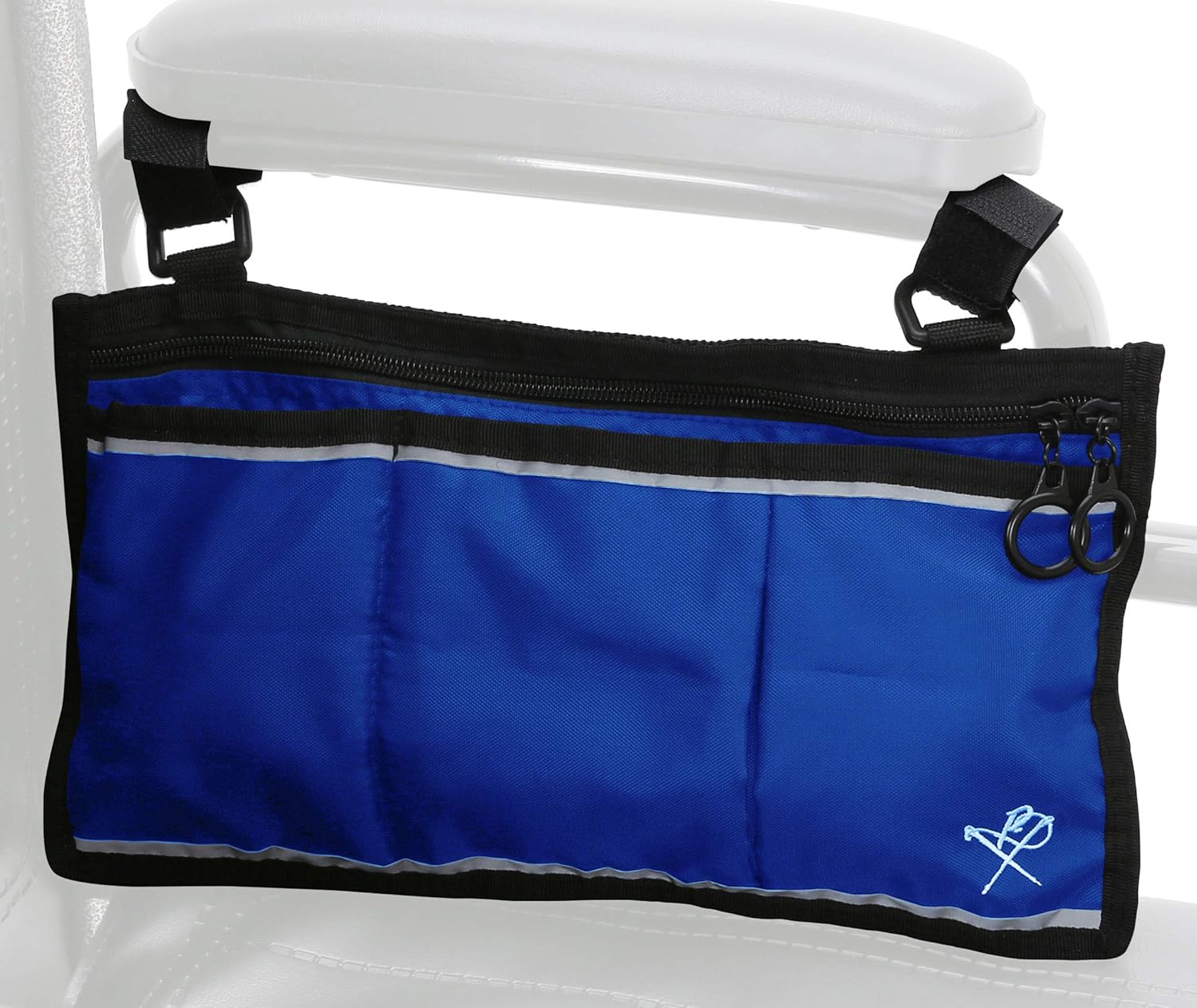 Pembrook Wheelchair Side Bag with Pouches - Great for Electric Wheelchairs, Electric Scooter, Walker Accessories, Other Mobility Devices - Lightweight Nurse Bag and Organizer for Medical Chairs: Health & Personal Care