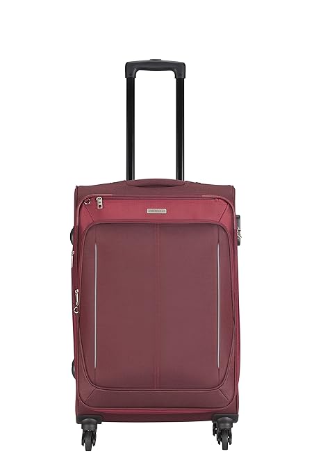 Aristocrat Polyester 69 cms Red Suitcase (STKARW69RED)