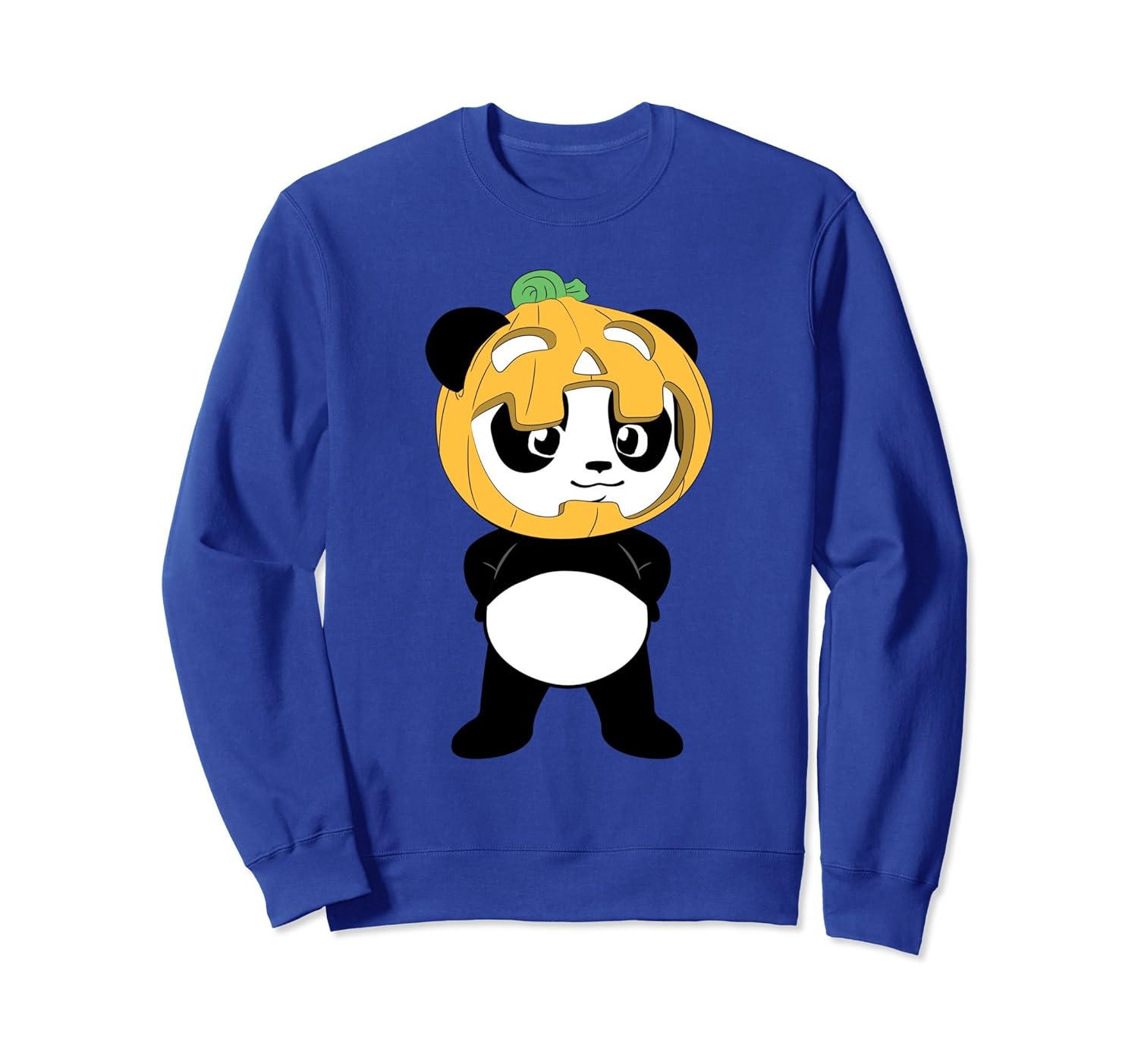 Halloween Sweatshirt for Kids with Panda and Pumpkin-ANZ