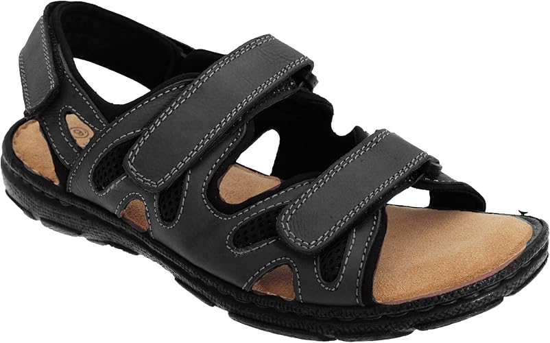 mens velcro sandals uk