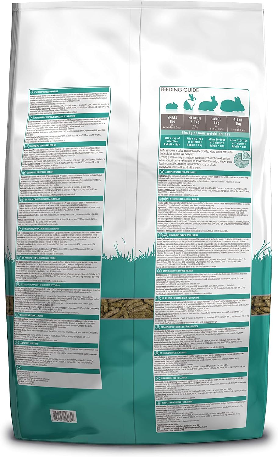 Supreme Science Selective Rabbit Aniseed & Fenugreek 10kg, Clear, 10 kg (Pack of 1) - Image 3