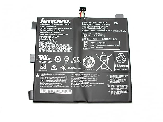 Lenovo Akku 40Wh Original IdeaPad Miix 710-12IKB Tablet (80W1) Serie