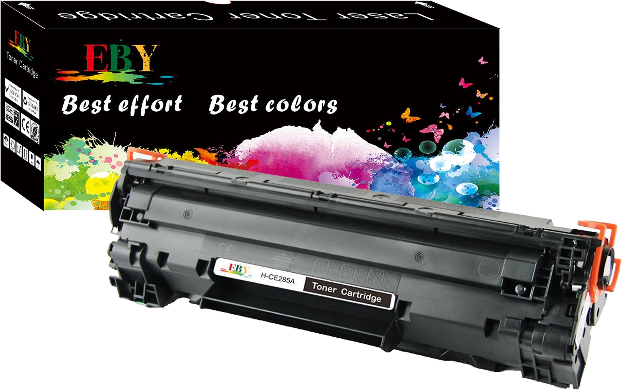 EBY Compatible Toner Cartridge Replacement for HP 85A ( Black , 1-Pack )