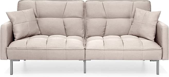 Amazon Com Best Choice Products Linen Upholstered Tufted