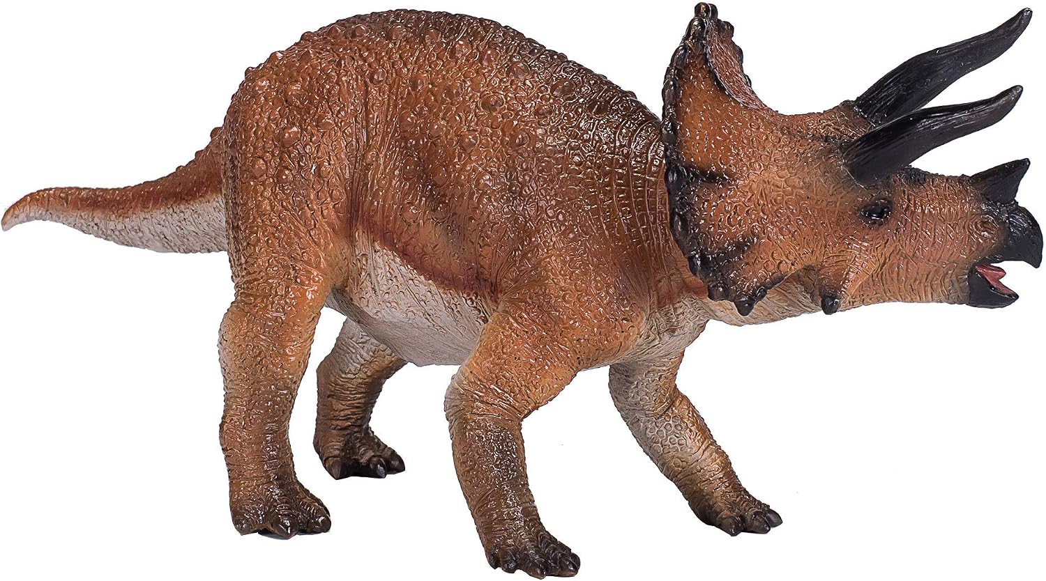 MOJO Triceratops Dinosaur Model Toy Figure, Brown, 16.8 cm - Image 5