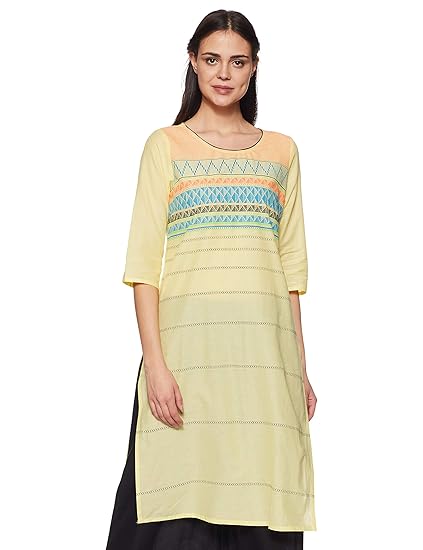 Women's Cotton Straight Kurta