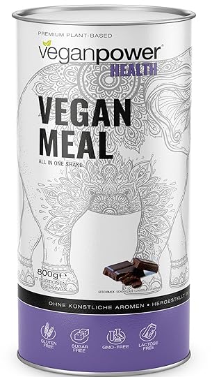 veganpower MEAL - Diät-Shake Pulver, veganer Mahlzeitenersatz (17 vollwertige Mahlzeiten) reich an Superfoods und Ballaststof