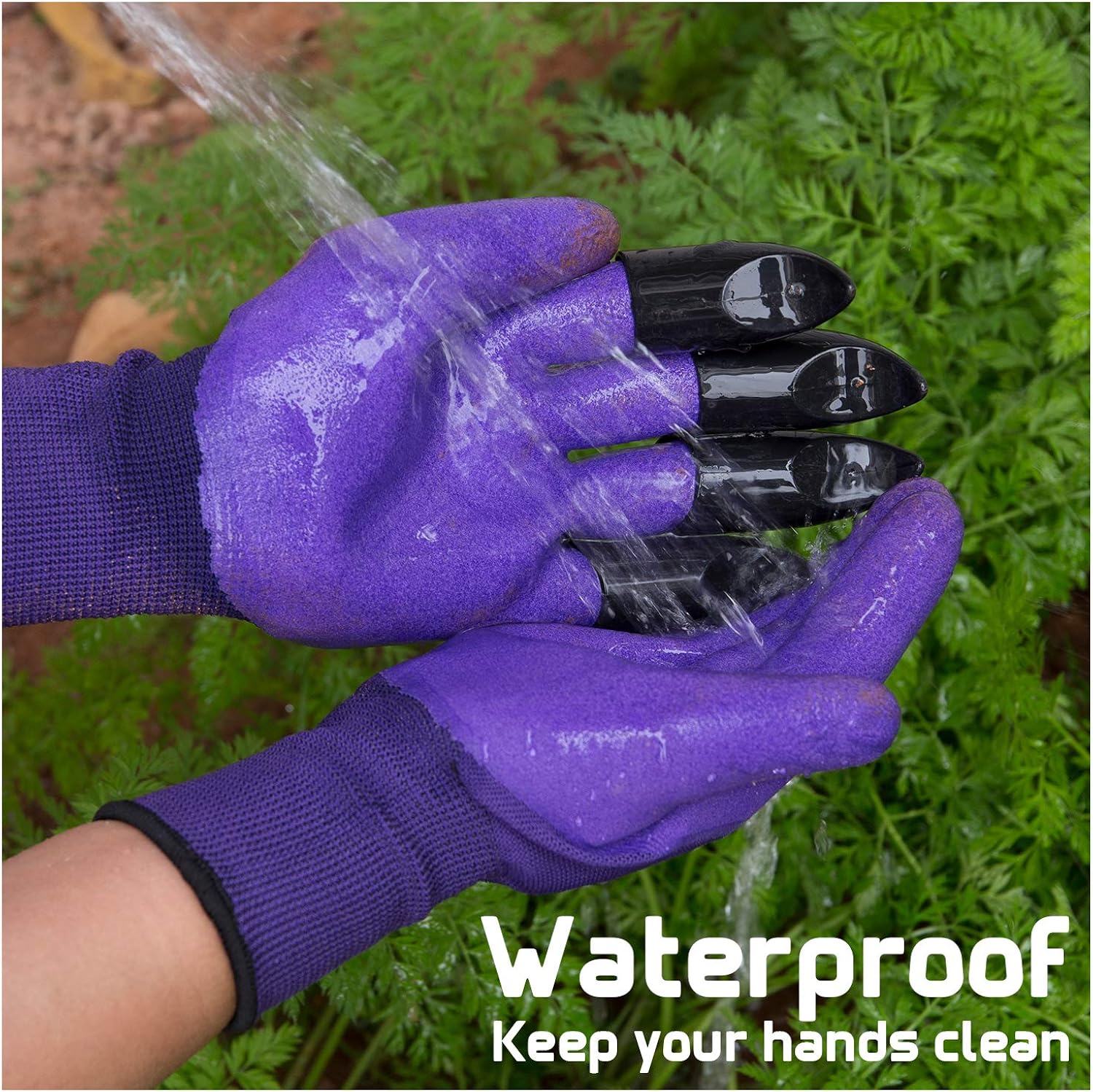 Garden Gloves with Claws for Women and Men outdoor Digging Planting Weeding Seed: Clothing