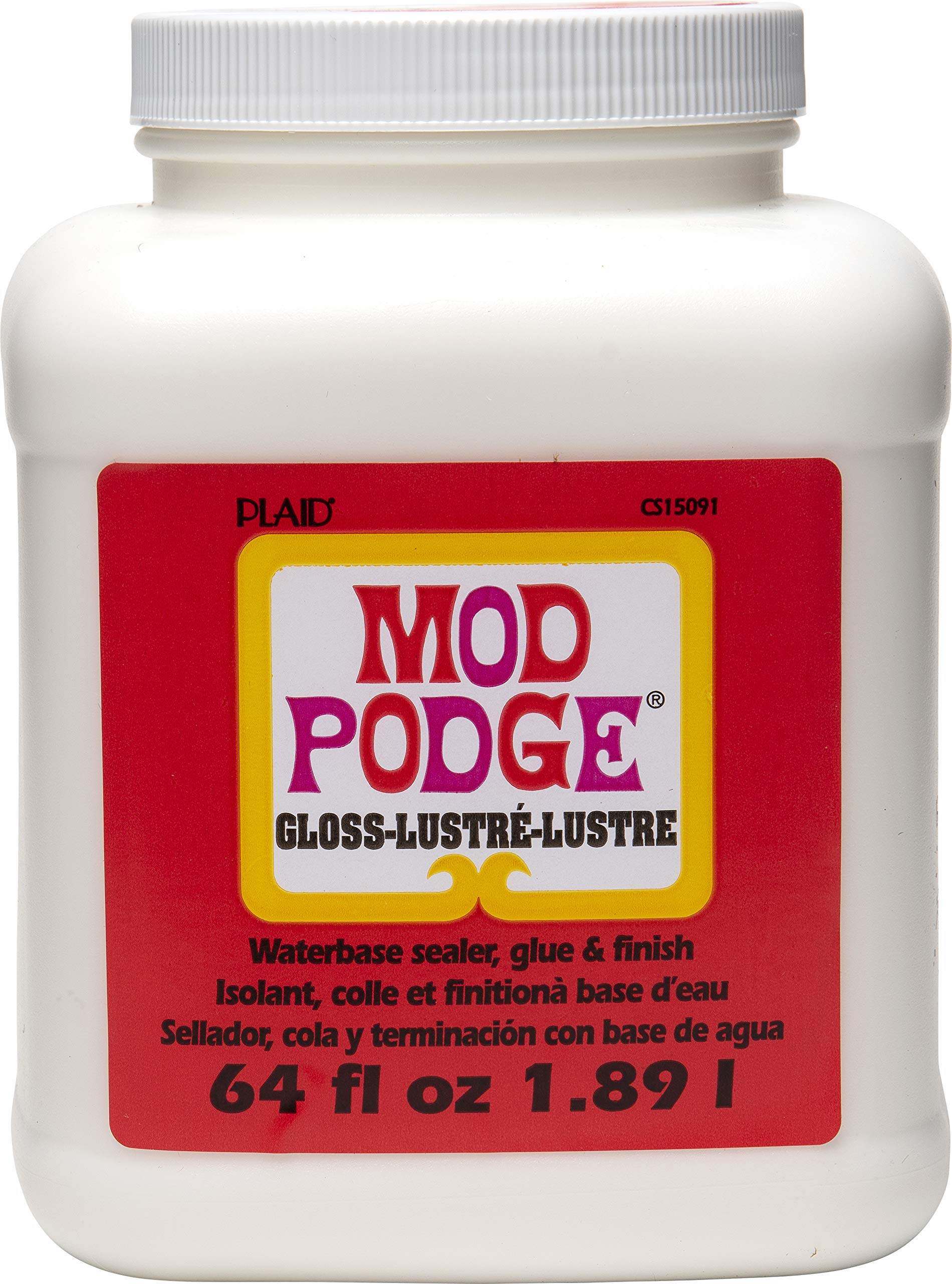 Mod Podge CS15091 Waterbase Sealer, Glue & Decoupage Finish, 64 oz
