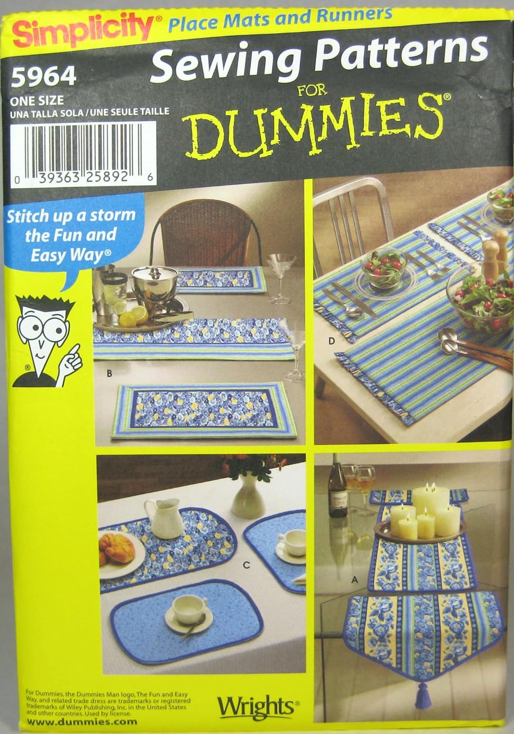 Simplicity Sewing Pattern 5964 Home Decorating, One Size