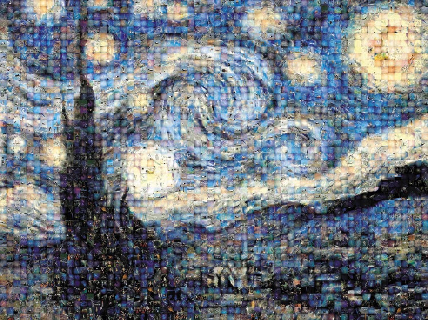 Buffalo Games Photomosaic: Starry Night 
