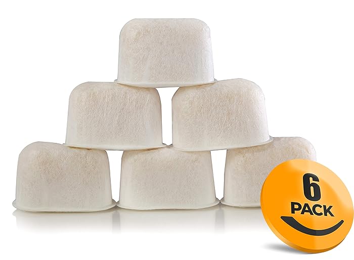 6-Pack of Breville BWF100 Compatible Water Filters (Ion Exchange Resin)