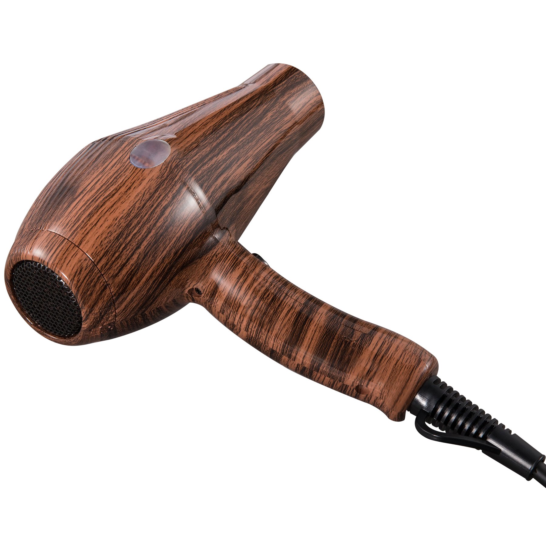 PLEXTONE 1875W Quick Dry Lightweight Professional Ceramic Hair Dryer Multifunctional Settings and ETL Certified Plug Cold Shot Button(some have) 2 Speeds 3 Heat Settings Concentrator Diffuser (Wooden)