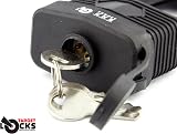 Smiths F-20282 Pack 2 Heavy Duty Waterproof Padlock 40mm Shank Outdoor Security view 8
