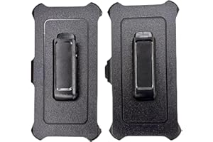 WEIFAN 2 Pack Replacement Belt Clip Holster for OtterBox Defender Series Case Apple iPhone 15 Promax (6.7')