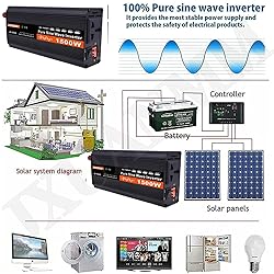 Pure Sine Wave Power Inverter 12v 24v 48v 60v Dc to