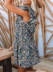 Dokotoo Summer Dresses for Women 2024 Boho Floral