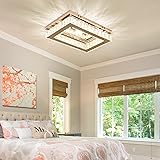 Finktonglan Modern LED Crystal Ceiling Light