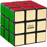 Rubik's Cube 50th Anniversary Retro Puzzle Cube &amp; Brain Teaser Fidget Toy | Vintage-Style Collector's Edition, A Classic STEM Toy That Celebrates 50 Years Of Mathematical &amp; Logical Puzzles, Ages 8+