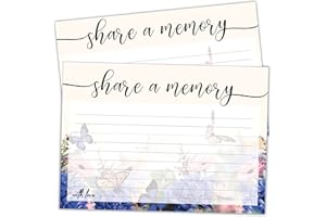 MPC Brands 100 Large Share A Memory Cards - Oversize 5inch x 7inch Celebration of Life Birthday Funeral Memorial Graduation B