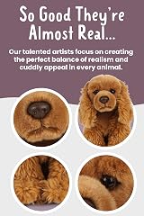 Living Nature Cocker Spaniel Plush Toy 22cm Realistic Cuddly Dog view 4