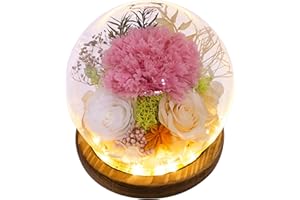 Valley of Rain & Forest Long-Lasting Real Flowers, Unique Floral Gift For you to send Love for All Occasions, for Indoor Decoration (Pink Carnation, White Rose, Yellow-Champagne Rose)
