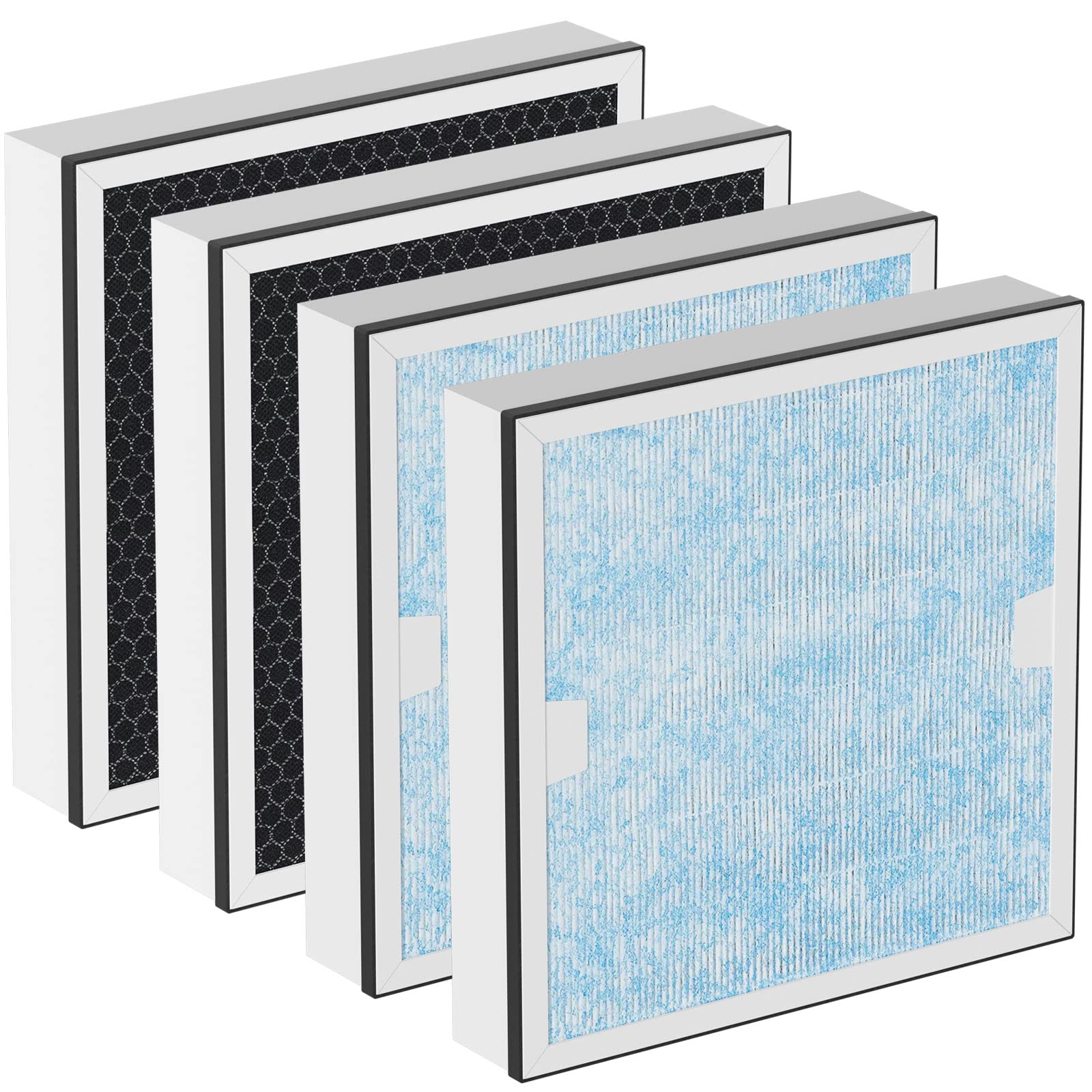 Photo 1 of Carmerny HEPA & Activated Carbon Filter Replacement Set Compatible with AlorAir CleanShield HEPA 550 Air Scrubber (Pack of 4)