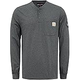 BOCOMAL FR Shirts Flame Resistant Shirt 5.5oz 100% Cotton Light Weight CAT2 Fire Retardant Henley Shirts