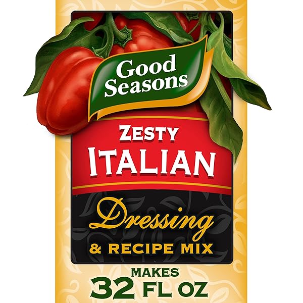 GOOD SEASONS ZESTY ITALIAN DRESSING & RECIPE SEASONING MIX, 4 CT PACKETS