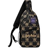 Get Trend Harry Potter Gifts Crossbody Bags for Girls Teens Women Cute Sling Travel Bag for Phone Money Essentials (Black Harry Potter)