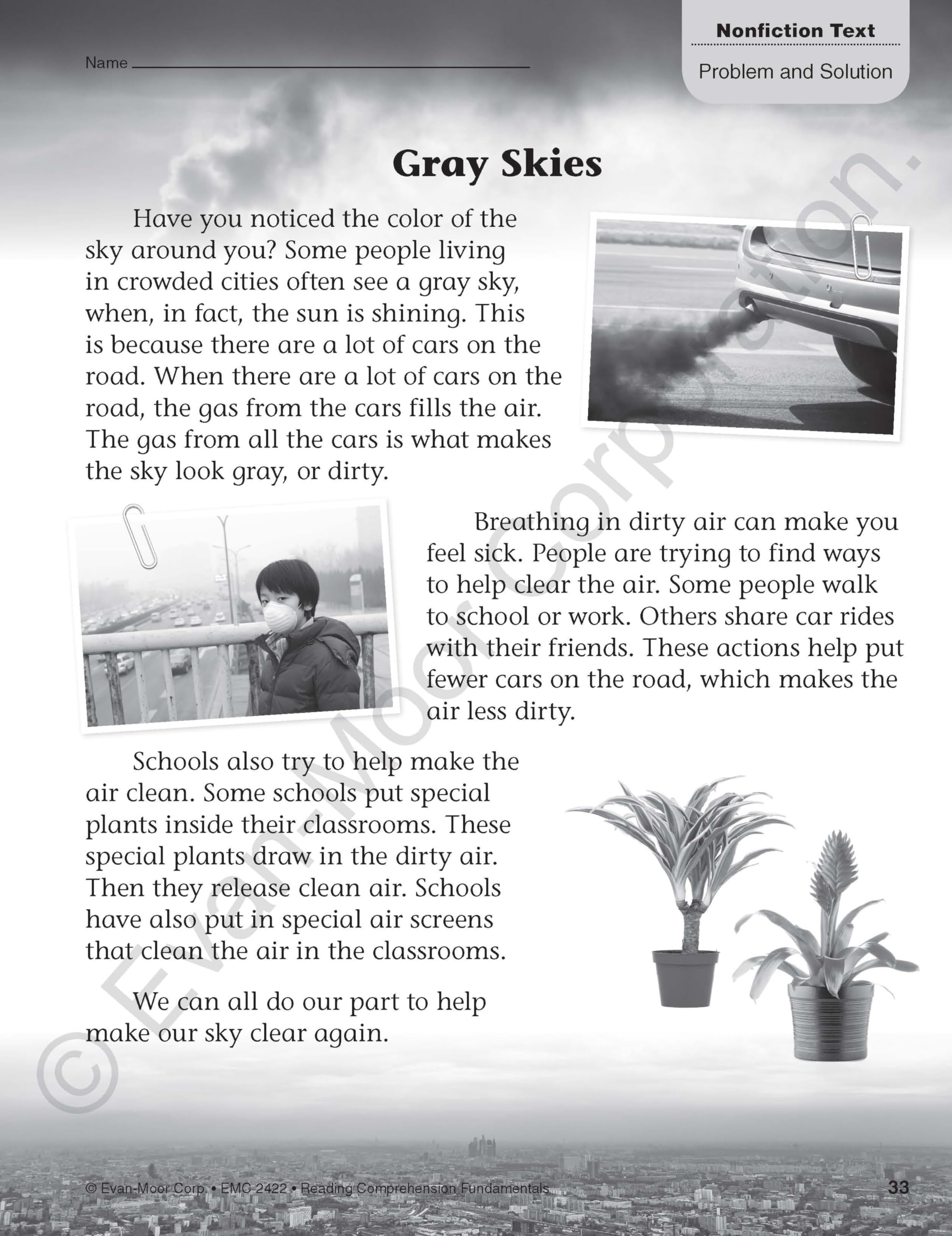 Evan-Moor Reading Comprehension Fundamentals, Grade 2