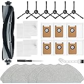 BUXEBUX 23 Pack Replacement Accessories Parts for AIRROBO T20+/T25+/T30+/T25+C Robot Vacuum kit, 1 Main Roller Brush 4 Mop Pa