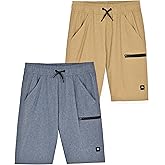 TONY HAWK Boys Shorts for Kids | 2 Pack Active Shorts for Boys