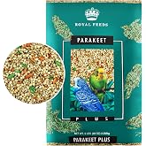 LEACH GRAIN &amp; MILLING CO. Parakeet Food Plus, 5lbs Premium Parakeet Bird Food, Nutrient-Rich Blend, No Waste Bird Seed for Outside Feeders, Birdseed with Vitamins &amp; Minerals, Supports Energy &amp; Growth