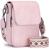 POIUGOYA Small Crossbody Bags for Women Trendy,Leather Triple Compartment Cell Phone Crossbody Wallet Purses with Card Slots | Small, Trendy, Triple Compartment, Cell Phone, with Card Slots, Small