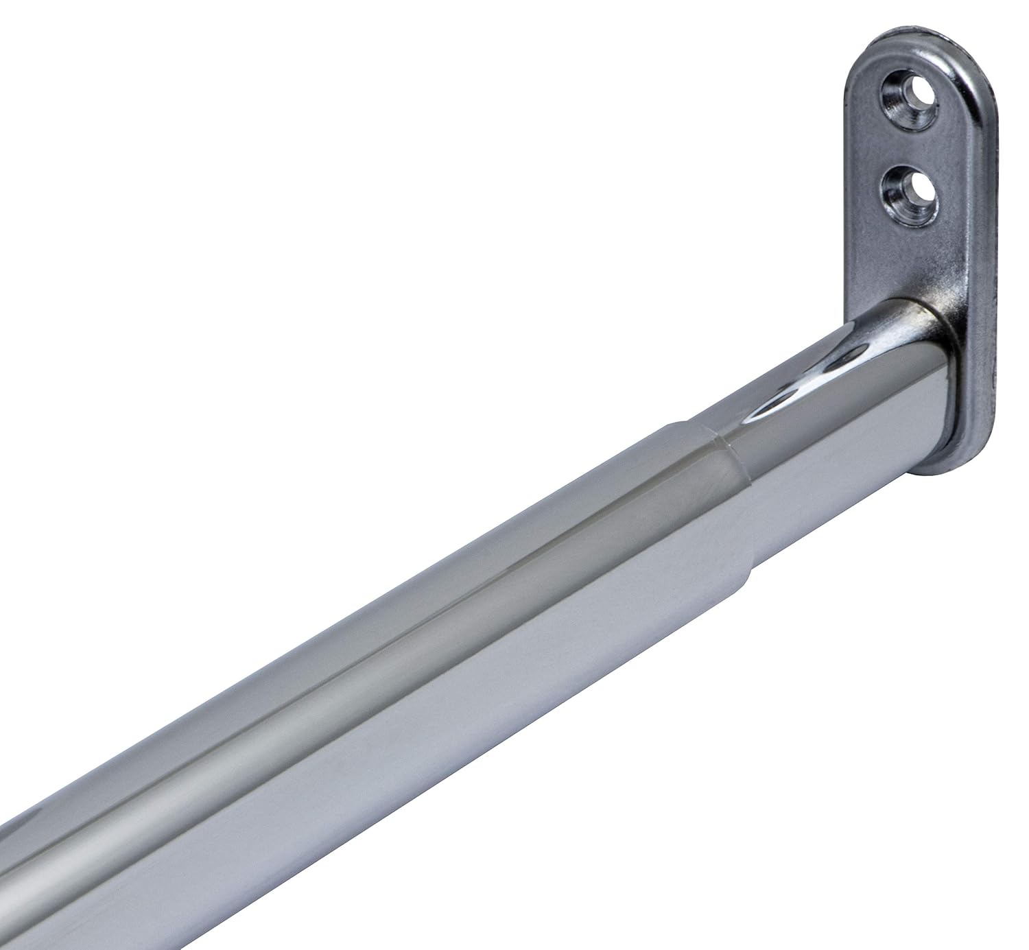 Ganci A S In Metallio Cromato Per Asta Armadio - 5 Pezzi 30x15 Mm Per Appendiabiti