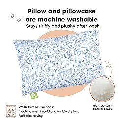 Toddler Pillow with Pillowcase - 13x18 My Little