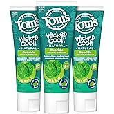 Tom's of Maine ADA Approved Wicked Cool! Fluoride Children's Toothpaste, Natural Toothpaste, Dye Free, No Artificial Preserva