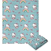 NORTHWEST Hello Kitty Silk Touch Throw Blanket, 50" x 70", Bow So Sweet