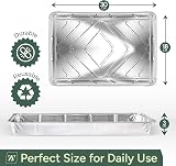 Zuvo Aluminium Foil Baking Trays 10 Pack 32x20x3.3cm Without Lids view 2