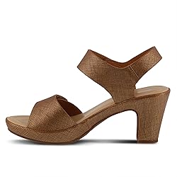 PATRIZIA Women's Dade Sandals Bronze EU 42 / US