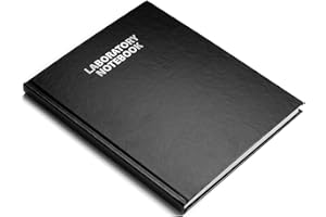 Scientific Notebook Company, Laboratory Notebook, Black Hardcover 2001HCHZ Lined Pages.