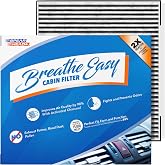 Spearhead Odor Defense Breathe Easy AC &amp; Heater Cabin Air Filter (BE-735) | Fits G70/G80/G90/GV70/GV80/Coupe, Equus/Genesis, K900, Stinger, Telluride | Up to 25% Longer Lasting w/Activated Carbon